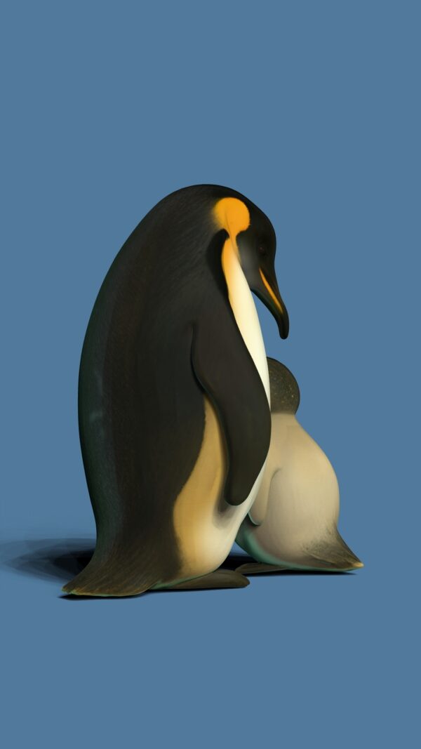Pingüino Padre e Hijo 80 cm - Imagen 4